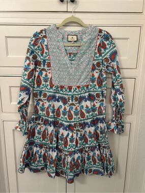 Tuckernuck Paisley Tiered Mini Dress NWOT